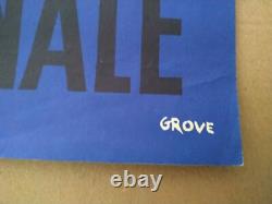 Affiche Ancienne Loterie Nationale De Grove 1955