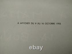 Affiche Ancienne Loterie Nationale De Grove 1955