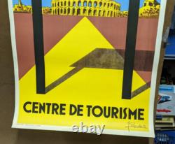 Affiche Ancienne Nimes Gard J Bouche Ateliers Brugier 1953