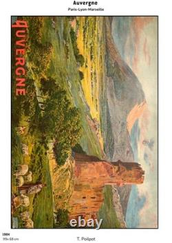 Affiche Ancienne Originale Auvergne T. Poilpot 1904