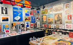 Affiche Ancienne Originale Bains de Mer de Royan Boudet 1895