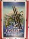 Affiche Ancienne Originale Cassandre Italie Montagnes Golf Sport 1935 Entoilée