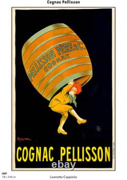 Affiche Ancienne Originale Cognac Pellisson Leonetto Cappiello 1907