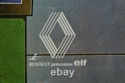 Affiche Ancienne Originale Concession Renault 4 4l Roulez Jeunesse Tamponneuse