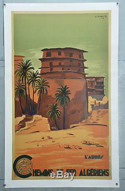 Affiche Ancienne Originale Entoilée L'aures Algérie 1948