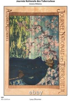 Affiche Ancienne Originale Journée des Tuberculeux Levy-Dhurmer 1917