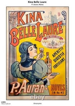 Affiche Ancienne Originale Kina Belle Laure Anonyme 1900