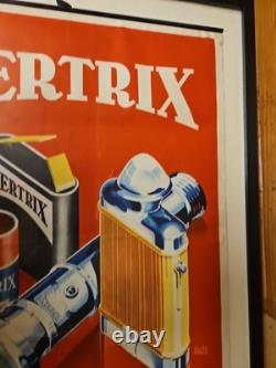 Affiche Ancienne Originale Lampe de poche PERTRIX allemand 1930-40