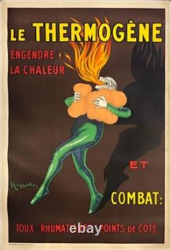 Affiche Ancienne Originale Le Thermogène Leonetto Cappiello 1940