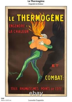 Affiche Ancienne Originale Le Thermogène Leonetto Cappiello 1940