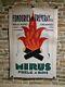 Affiche Ancienne Originale Mirus Poele A Bois