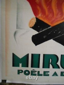 Affiche Ancienne Originale Mirus Poele A Bois