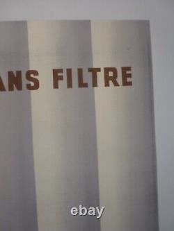 Affiche Ancienne Originale Morvan Hervé Gitane Seita entoilée vers 1960