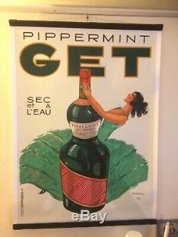 Affiche Ancienne Originale PIPPERMINT GET 2em Edition de 1935 by DRANCY Entoilée