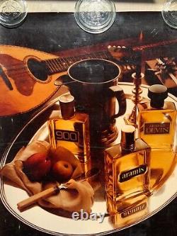Affiche Ancienne Parfum Aramis Pub Vintage Lightbox Boite Lumineuse
