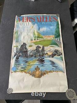 Affiche Ancienne Poster Ancien Versailles Maurice Milliere