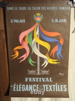 Affiche Ancienne Textiles Mode Decorative