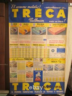 Affiche Ancienne Treca Lits