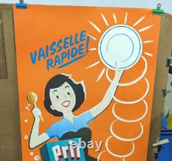 Affiche Ancienne Vaiselle Rapide Pril Detent L'eau Tag