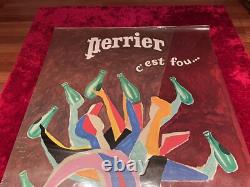 Affiche Ancienne, Villemot, Perrier? , Plastifiée Recto verso