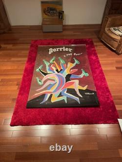 Affiche Ancienne, Villemot, Perrier? , Plastifiée Recto verso