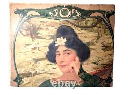 Affiche Belle Époque Art Nouveau JOB par Edgard Maxence, Paris 1900