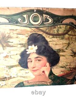 Affiche Belle Époque Art Nouveau JOB par Edgard Maxence, Paris 1900