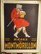 Affiche Biere Montmorillon Bonhomme Buvant