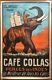 Affiche Cafe Collas Perles Des Indes Elephant Cuisine 75x114cm 1927