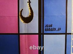 Affiche CREDIT NATIONAL EMPRUNT A LOTS 1965 Jean GADAUD