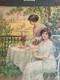 Affiche Cartonnée Publicitaire Biscuits Olibet Enjolras Delphin 1900 Ancien