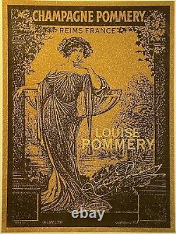 Affiche Champagne? , affiche ancienne. Entoilée