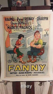 Affiche Cinema Fanny Dubout Lithographie Originale
