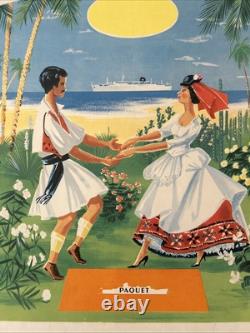 Affiche Compagnie De Navigation Paquet