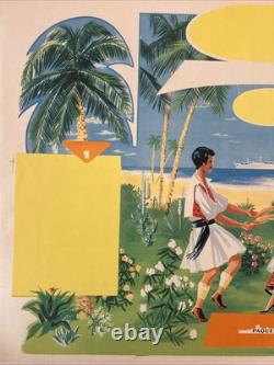 Affiche Compagnie De Navigation Paquet