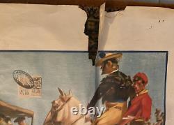 Affiche Corrida Béziers, Adieux de Gaona (Toréador Mexicain) à l'Europe. 1923