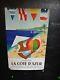 Affiche Cote D'azur Signee Dubois Lithographie Annees 1950 100x62cm