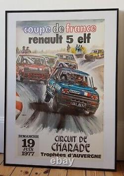 Affiche Coupe de France Renault 5 ELF