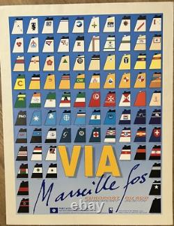 Affiche Des Compagnies Desservent Marseille Fos