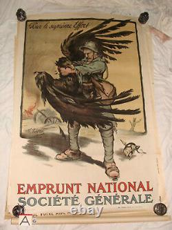 Affiche Emprunt national 1914-1918 illustrée par M. FALSER