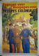 Affiche Engagez-vous Troupes Coloniales 1930 Laos Cambodge Indochine Asie