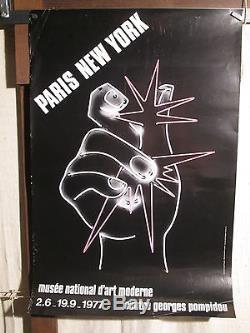Affiche Expo Paris New York De Martial Raysse