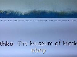 Affiche Exposition MARK ROTHKO Museum Modern Art New-York MOMA 1996