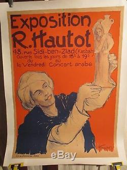 Affiche Exposition Rachel Hautot Tunis Orientaliste