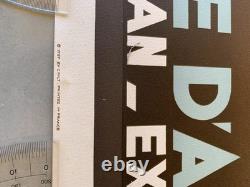 Affiche FIX MASSEAU COTE D'AZUR 1982 contre signée au crayon