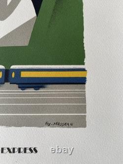 Affiche FIX MASSEAU contre signée au Crayon