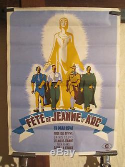 Affiche Fete Jeanne D'arc 1941