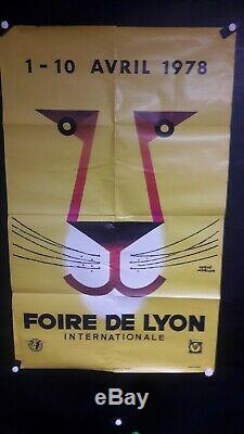 Affiche Foire De Lyon Graphique Herve Morvan