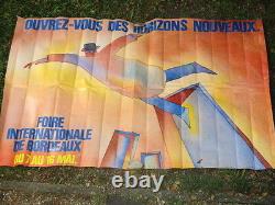Affiche Folon Foire De Bordeaux 1982
