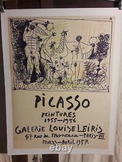 Affiche Galerie Picasso 1957 Louise Leiris